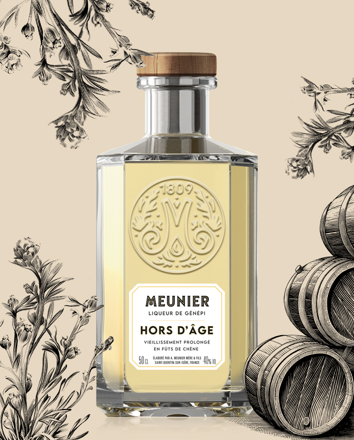 Hors d'Âge | Meunier : Craft distillery of genepi, gin and herbal
